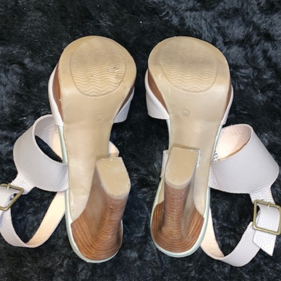 MODA SPANA "Dani" Peep-Toe Platform Block Heels - Picture 7 of 7